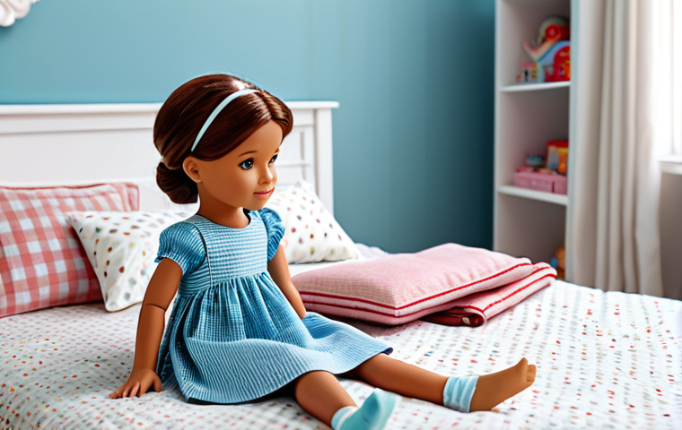 **
A young girl playing with her Sophie Ruby doll in her brightly decorated bedroom, filled with doll accessories and clothes. The girl is fully clothed in a modest dress. The doll is wearing a stylish, age-appropriate outfit. The scene emphasizes the child's imagination and nurturing play. safe for work, appropriate content, fully clothed, modest, family-friendly, perfect anatomy, correct proportions, natural pose, well-formed hands, proper finger count, natural body proportions, high quality.
**